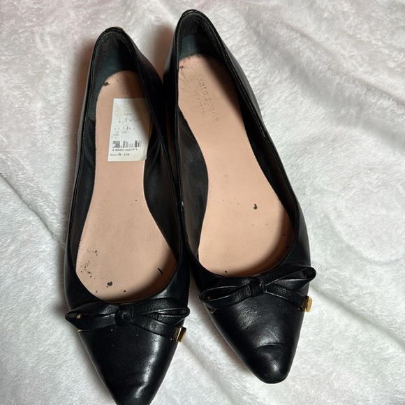 Kate Spade Pointed Flats Black size 8.5 - Comes with box! - Picture 3 of 12